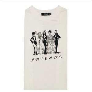 Short Sleeve. Halloween Friends Shirt.